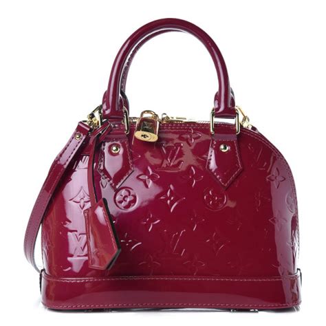 louis vuitton alma bb vernis magenta